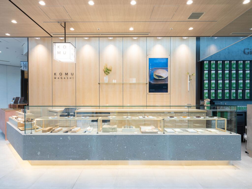 KOMU WAGASHI (コムワガシ)店内